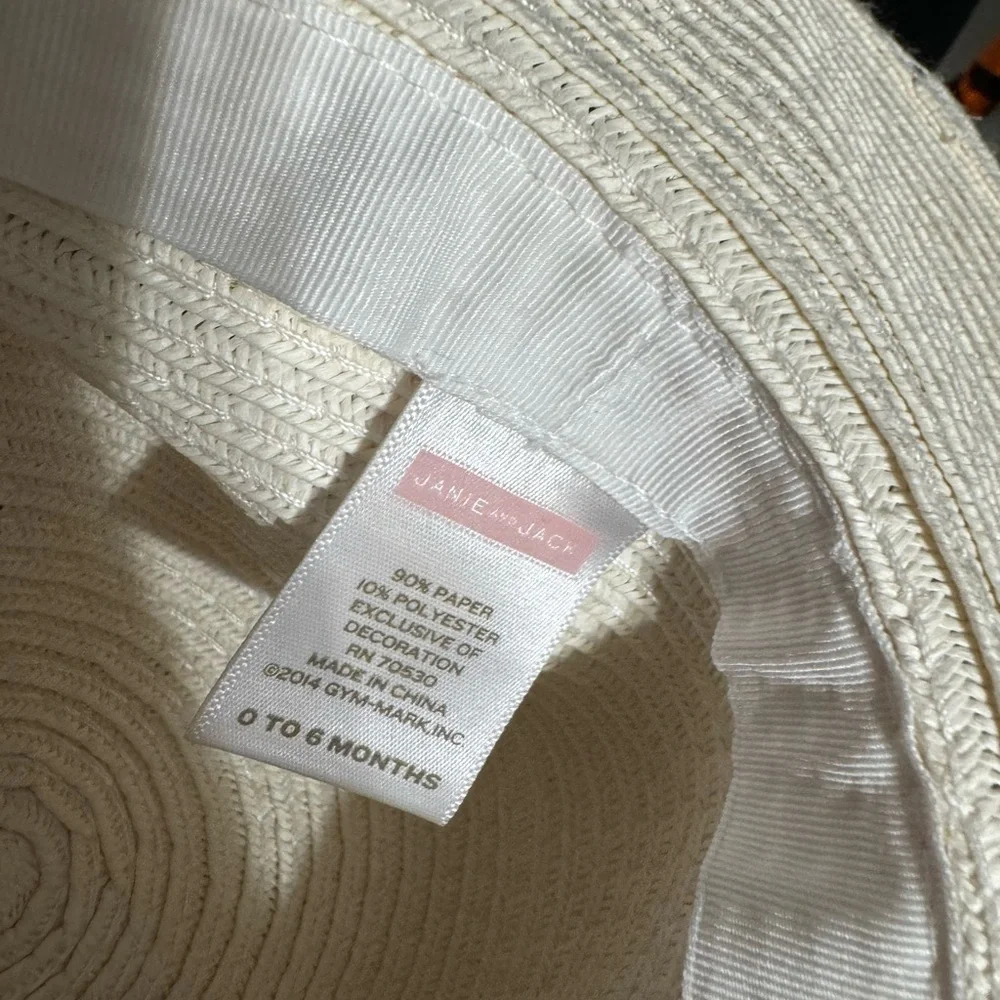 Janie and Jack Afternoon Tea Sun Hat 0-6 Month